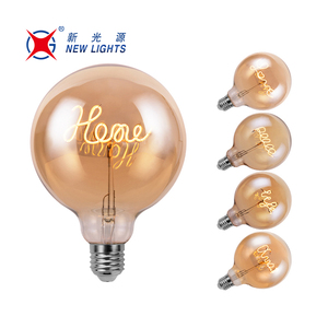 Đèn mới thiết kế độc đáo mềm LED Filament với thư của tình yêu Nhà Hạnh Phúc Giấc Mơ Xin Chào mát Dance trang trí LED bóng đèn dây tóc - Product Image 2