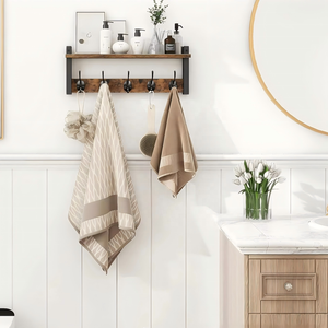 Étagère murale en fer de 41 cm, directement de l'usine, pour la décoration du salon, support de présentation, porte-clés d'entrée, rangement de salle de bain - Product Image 4