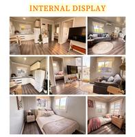 Casa Contenedor Expandible de Alta Calidad, Estructura de Acero, 2 Dormitorios, Casas Móviles, Proveedor Chino en Venta