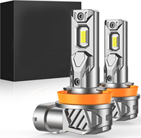 Faros LED para Automóvil OEM, Bombillas H11, 900% de Brillo Ultra, 6500K Blanco Frío, H9 H8 H16, Luces Antiniebla, Conexión Directa, Paquete de 2