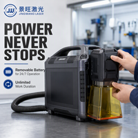 Machine de marquage laser fibre CNC 3D JINGWANG 50W avec prise en charge AI/DWG, conception portable pour la gravure sur métal de grandes pièces