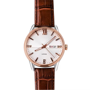 Stainless Steel <b>Mechanical</b> <b>Watch</b> Waterproof Leather Strap Automatic <b>Watches</b> With Date Display Luxury Business <b>Watch</b> for Men - Product Image 2