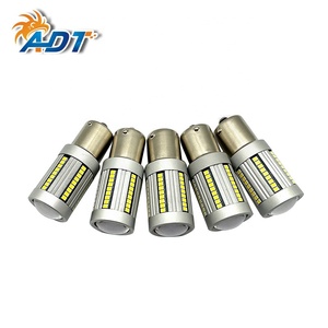 Ampoule de feux arrière de voiture ADT DC12V 2016 66 LED, feu stop, feu de recul automatique, CANBUS SANS ERREUR, 1156 3156 7440, clignotant LED - Product Image 1