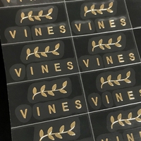 Etiquetas transparentes de transferencia UV impresas en 3D de lujo a prueba de agua, pegatinas de níquel y metal con diseño de logotipo de empresa de lámina dorada y plateada personalizada