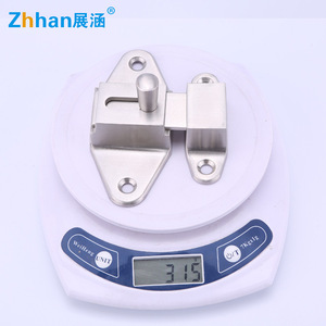 Pestillo de Puerta Zhan Han de Acero Inoxidable 304, Perno de Alta Resistencia Fundido con Precisión para Puerta de Baño - Product Image 2