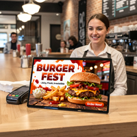WF2485T Pantalla Digital Signage Ultrafina de 24 Pulgadas con NFC, POE, WIFI6, Android 13 y Diseño Moderno