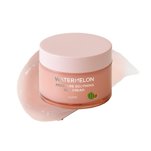 Crème hydratante pour le visage quotidienne, gel crème hydratant apaisant et rafraîchissant à la pastèque, pour un effet repulpant - Product Image 1