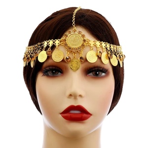Diadema de estilo punk de metal con collar de horquilla y patrón de uñas <span class=keywords><strong>para</strong></span> <span class=keywords><strong>ropa</strong></span> de danza del vientre y joyería de actuación - Product Image 1