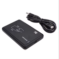 Doble frecuencia NFC Skimmer tarjeta Keyfob lector proximidad 13,56 MHz IC y 125Khz ID RFID escritorio USB lector de tarjetas FC Writer Windows