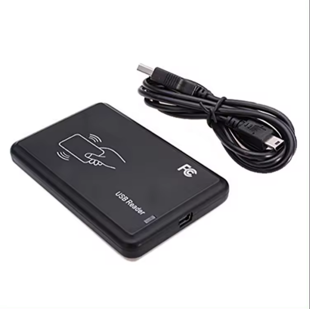 Dual Frequency NFC Skimmer Card Keyfob Reader Proximity 13.56mhz IC and 125khz ID RFID Desktop USB Card Reader FC Writer Windows