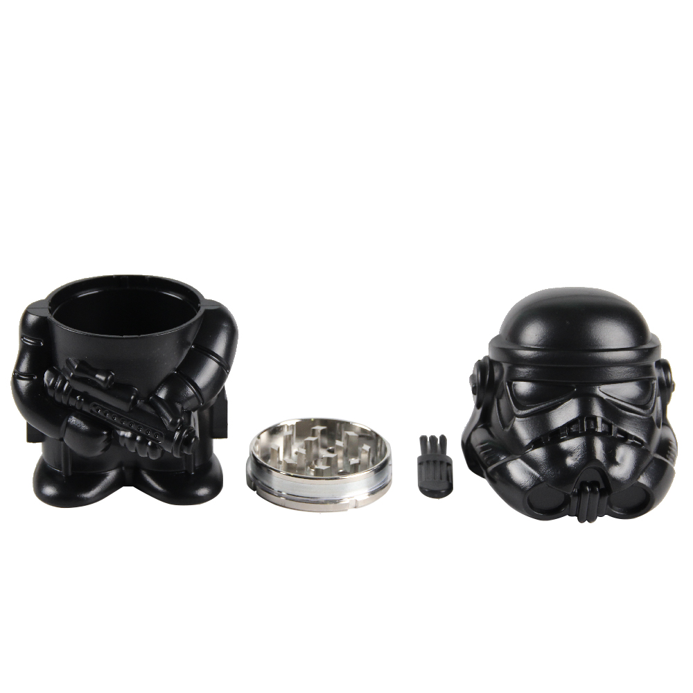 star wars tobacco grinder Best Price Star Wan 110*64MM New Design Zinc Alloy Black White Warrior  Darth Vader Herb Grinder Smoking Accessories| Alibaba.com