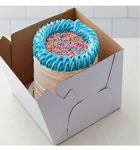 Lớn sóng Tier bánh hộp với xử lý cao Bánh hộp với cửa sổ tầng lớp bánh cưới hộp - Product Image 6