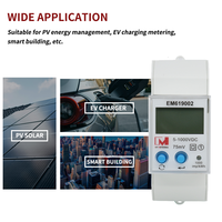 Compteur d'énergie DC IVY RS485 pour la mesure des stations de recharge de véhicules électriques et les compteurs solaires sur rail DIN OEM