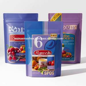 Sacs en plastique personnalisés de type Doypack debout de 3,5 g, 7 g, 14 g, 28 g, impression en gravure, étanches aux odeurs, recyclables, sacs en PE avec fermeture éclair, logo personnalisé - Product Image 1