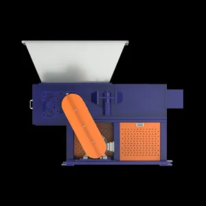 Complete Pipe Tyre Plastic Woven Bag Film Shredding Machine