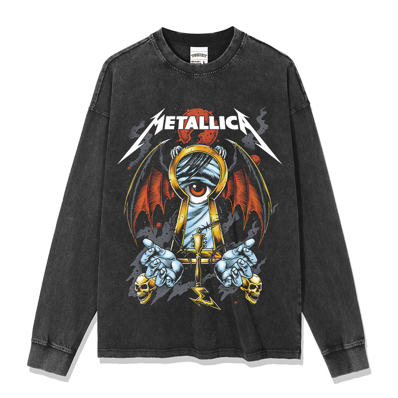 Manica lunga nera lavata