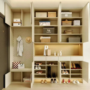 Sistema per Ingresso Personalizzato Stile Crema - Appendiabiti e Scarpiera di Grande Capienza - Product Image 5