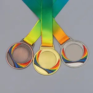 Medaglia di calcio personalizzata maratona medaglia dell'orecchio di grano medaglie personalizzate per giochi scolastici pianura per riunioni sportive