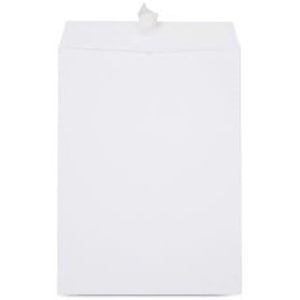 Sobre de Catálogo Universal EasyClose # Caja de Cartón Kraft Reciclable Blanca de 9 x 12 Pulgadas con Cierre Autoadhesivo de Solapa Cuadrada de 10 1/2 Pulgadas, 250 Unidades por Caja - Product Image 2