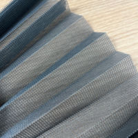 Moustiquaire plissée rétractable en maille pour grandes ouvertures de porte