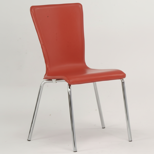 Ensemble de salle à manger moderne en contreplaqué à 6 chaises Meuble de cuisine empilable au design en bois pour usage domestique CHAO CHING AB-027 - Product Image 1