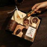 Aromatherapie Sojawachs Tassenförmige Kerze Geschenkbox-Set Drachenbootfest Qixi-Festival Mittherbstfest Weihnachten Modern