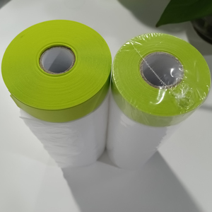 Màu xanh lá cây Washi băng với trong suốt PE phim nhựa tấm cuộn cho ô tô sơn bảo vệ pre-ghi âm thả phim Nhà cung cấp - Product Image 1