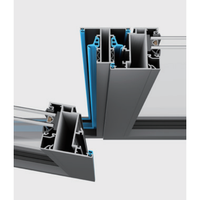 Ventana de Aluminio de Alta Calidad con Marco de Aleación de Aluminio y Doble Acristalamiento de Vidrio Templado, Ventanas Abatibles Personalizadas con Apertura Interior y Exterior