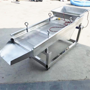 Mesin penyaring biji kopi biji bunga matahari, mesin penyaring lapisan ganda motor ganda layar bergetar otomatis - Product Image 6