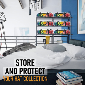 La conservazione del cappello contiene 24 berretti <span class=keywords><strong>da</strong></span> Baseball trasparenti espositore per cappelli organizzatore del sistema borsa <span class=keywords><strong>da</strong></span> viaggio Tote Carrier Hat Bag - Product Image 4