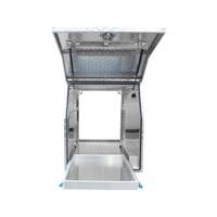 2024 meilleure vente en aluminium camionnette auvent remorque caravane boîte à outils avec glissière de réfrigérateur OEM/ODM personnalisable pour la fabrication