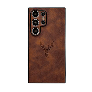 <span class=keywords><strong>Custodia</strong></span> <span class=keywords><strong>per</strong></span> <span class=keywords><strong>Cellulare</strong></span> in Pelle PU con Motivo di Lusso a Alce <span class=keywords><strong>per</strong></span> <span class=keywords><strong>Samsung</strong></span> S26 Ultra S25 Plus S24 S23 A16 A26 A36 A56 A15 A35 A55 - Product Image 1