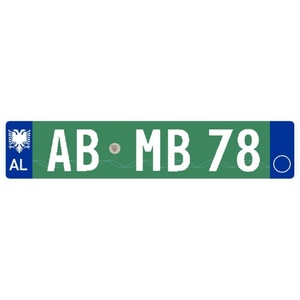 Plaques <span class=keywords><strong>d</strong></span>'<span class=keywords><strong>immatriculation</strong></span> européennes en aluminium gaufré Alniar personnalisées en usine, finition brillante/chrome <span class=keywords><strong>noir</strong></span> pour la <span class=keywords><strong>d</strong></span>écoration de voitures et usage commercial - Product Image 3