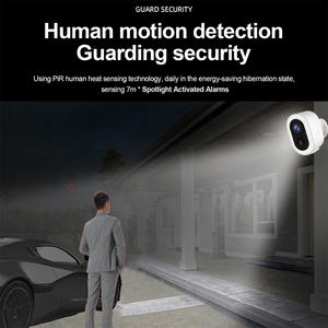 Tuya 9000Mah 3mp Batterij Bullet Camera Menselijke Bewegingsdetectie Binnen En Buiten Draadloze Beveiligingscamera Met Spotlight Ip65 - Product Image 4