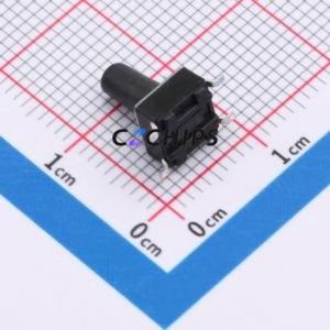ZX-QC66-10.0TP Tactile Switch SMD-4P,6x6mm Switch Single Pole Single Throw Round Button 2.6N Vertical Mount - Product Image 2