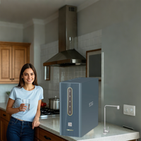 Purificateur d'eau RO sans réservoir sous évier Vamia, filtration 3 étapes, construction en plastique, débit de 2,2 L/min, idéal pour hôtels