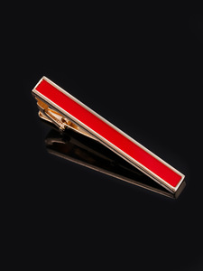 Clips de cravate pour hommes en cuivre plaqué argent, motif uni, accessoires de cravate formels pour affaires, 5 couleurs disponibles, marque <span class=keywords><strong>KERONG</strong></span> - Product Image 6