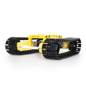 Fabrika DIY tankı Robot elektronik kök eğitim paletli Robot şasi Robot parça şasi yapı taşları ArduIDE için setleri - Product Image 5