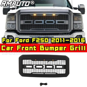 Grille de pare-chocs avant de voiture, grilles de course, calandre pour Ford F250 2011-2016, kit carrosserie, accessoires automobiles - Product Image 2