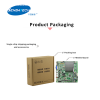 Carte mère industrielle compacte et mince ITX 2 Lan J4125 DDR4 Max 8 Go 6 COM 8 USB SIM PS2 12V SATA MSATA M.2