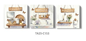 Stampa d'Arte Classica su Tela: Stile Barocco con Signora <span class=keywords><strong>in</strong></span> Abito Dorato, Scena d'Interni per Soggiorno - Product Image 5