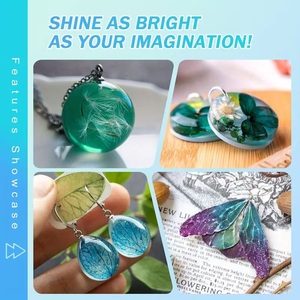 Resina UV de Cristal de Alta Transparencia, Pegamento Duro de Curado UV para Joyería, Manualidades y Prototipos – Curado Rápido y Claridad a Largo Plazo - Product Image 5