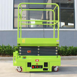 Andamio eléctrico barato de 3,5 m, 5m, 7,9 M, altura de elevación múltiple, escalera telescópica de aluminio plegable, elevador de Material - Product Image 2