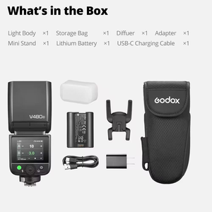 <span class=keywords><strong>GODOX</strong></span> V480 S TTL กล้อง SPEEDLITE 650 Time hss Smart DISTANCE readout 2.0ทัชสกรีน2.4G ระบบไร้สายสำหรับ Sony - Product Image 6