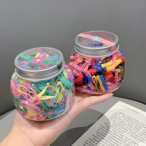 تخفيضات هائلة على ربطات شعر عالية التمدد بلون الحلوى من البلاستيك السميك للأطفال والفتيات - Product Image 4