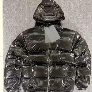 Veste d'hiver MON Luxury Casual Warmth 100% duvet d'oie, coupe-vent et imperméable, à capuche, pour homme - CL ER - Product Image 1