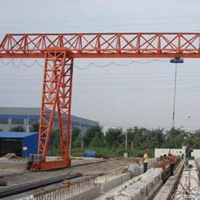 Nouvelle grue portique à câble à poutre simple et double, robuste, avec structure renforcée, capacité 50 tonnes, roulement moteur