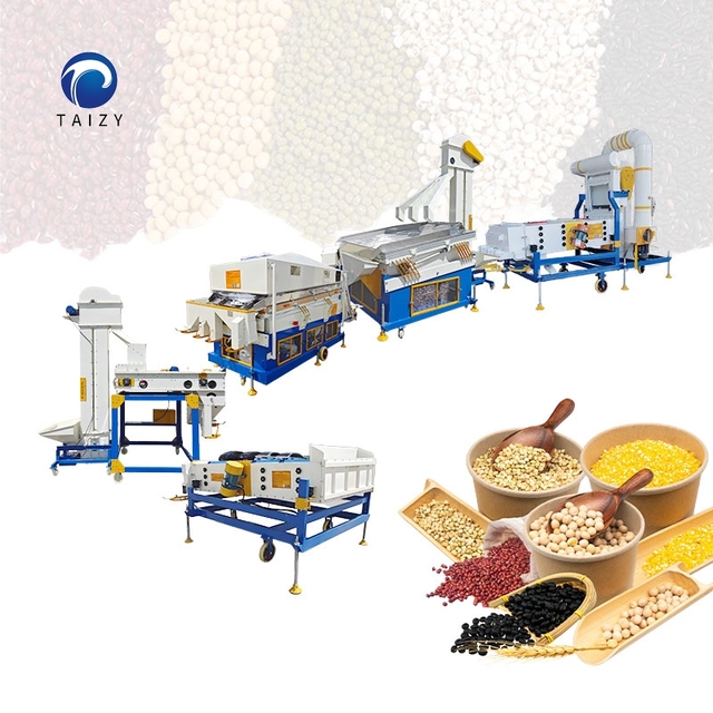 Soyabeans Green Mung Beans Grains Seed Coffee Beans Cocoa Beans Cleaning Production Line Machine