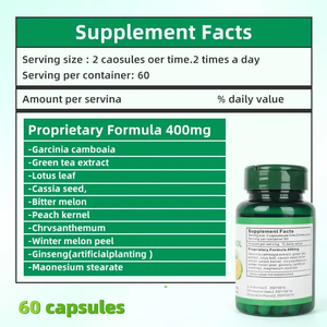 Capsules d'exercice de supplément de santé, suppléments naturels à base de plantes, capsules de Garcinia Cambogia - Product Image 3