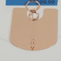 Porte-étiquette en métal Clip Porte-étiquette Affichage Signe Clip fil base mémo Prix Clip place porte-carte table Gâteau Stand